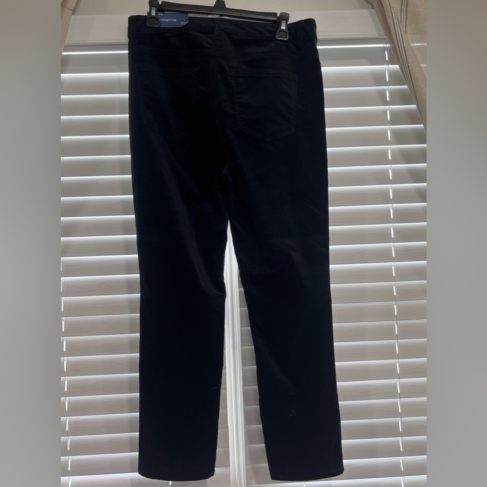 NWT TALBOTS FLAWLESS HI RISE STRAIGHT LEG BLACK VELVET 5pk PANTS SZ 10p - Picture 2 of 10